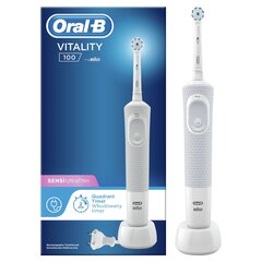 D100.413.1 Braun Oral-B Vitality Sensitive UltraThin el.hambahari taimeriga hind ja info | Elektrilised hambaharjad | hansapost.ee