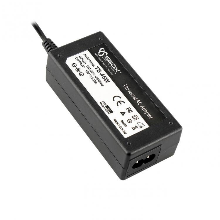 Sbox 100V-240V, 19V, 1.5-2.37A, 45W цена и информация | Sülearvuti laadijad | hansapost.ee