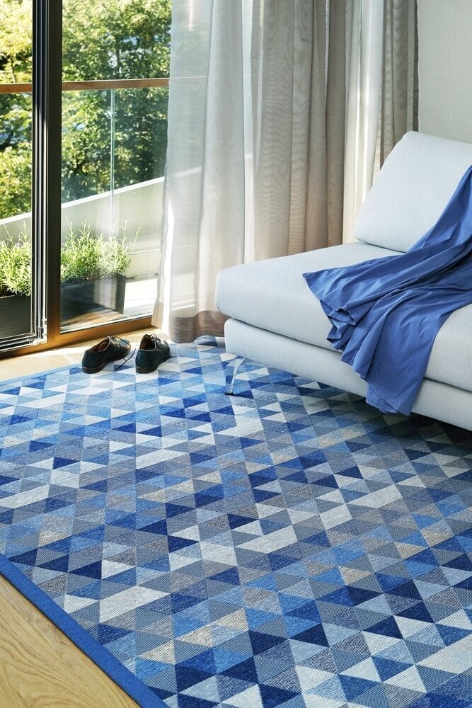 Narma kahepoolne smartWeave® šenillvaip Luke, sinine, 200 x 300 cm hind ja info | Vaibad | hansapost.ee