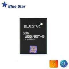 BlueStar Аккумулятор Sony Ericsson Hazel Elm Yari Li-Ion 1100 mAh Аналог BST-43 цена и информация | Аккумуляторы для телефонов | hansapost.ee