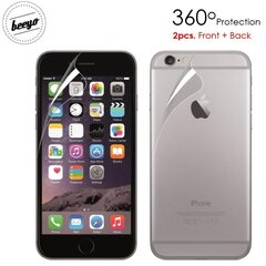 Beeyo Full Body ekraanikaitse iPhone 6 Plus/6S Plus läikiv, ees+taga hind ja info | Ekraani kaitseklaasid ja kaitsekiled | hansapost.ee