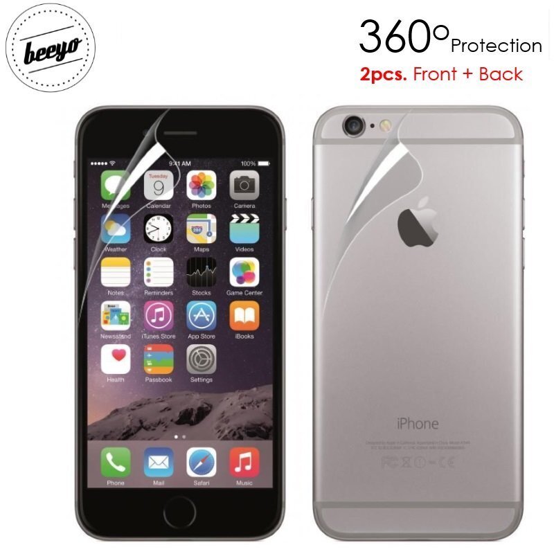 Beeyo Full Body ekraanikaitse iPhone 6 Plus/6S Plus läikiv, ees+taga цена и информация | Ekraani kaitseklaasid ja kaitsekiled | hansapost.ee