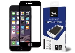 Защита из закаленного стекла для экрана 3MK HardGlass MAX, предназначена для Apple iPhone 8 Plus, прозрачная/черная цена и информация | 3MK Мобильные телефоны, Фото и Видео | hansapost.ee