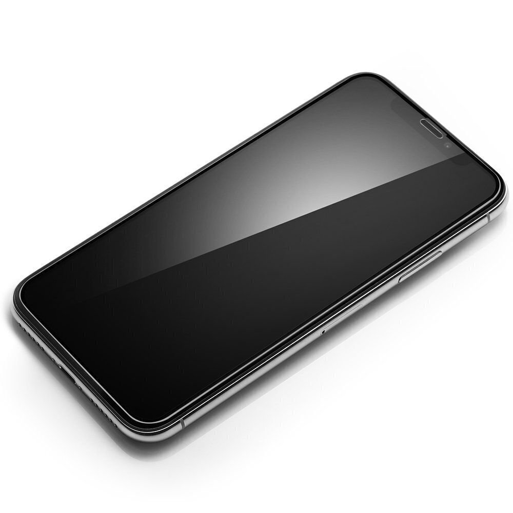 SPIGEN GLASS kaitseklaas telefonile iPhone XI, iPhone XS ,iPhone X, must цена и информация | Ekraani kaitseklaasid ja kaitsekiled | hansapost.ee