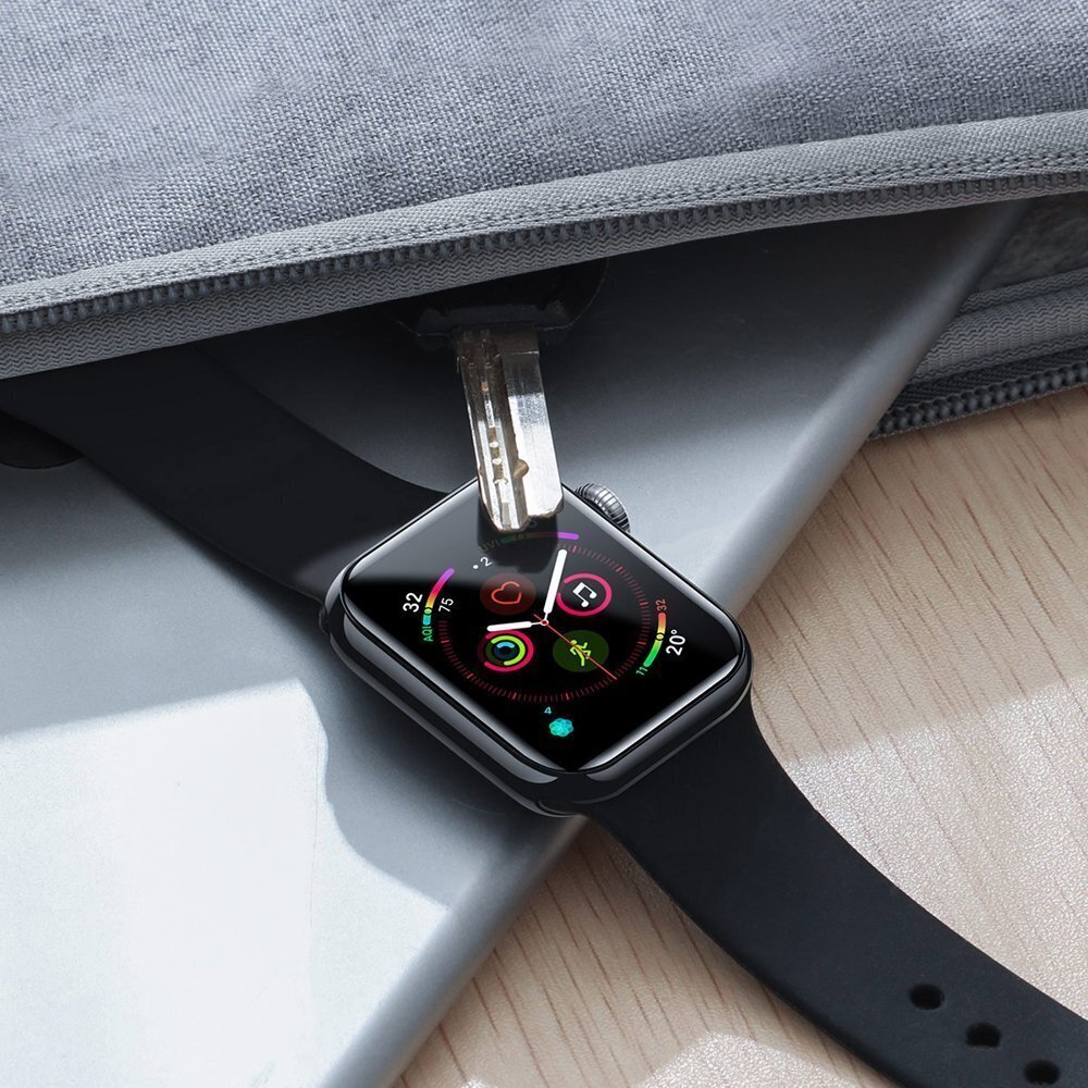 Baseus 0,2 mm karastatud klaasist pehme ekraanikaitse 44 mm Apple Watch 4 jaoks цена и информация | Nutikellade aksessuaarid ja tarvikud | hansapost.ee