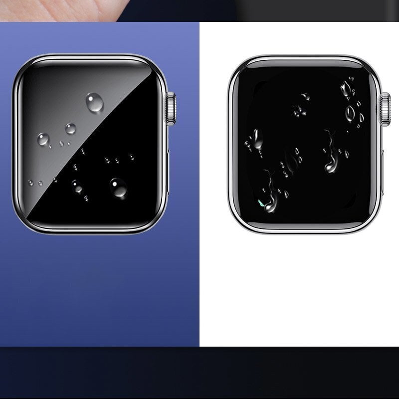 Baseus 0,2 mm karastatud klaasist pehme ekraanikaitse 44 mm Apple Watch 4 jaoks цена и информация | Nutikellade aksessuaarid ja tarvikud | hansapost.ee