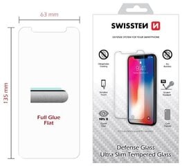 Swissten Tempered Glass Premium 9H Screen Protector Iphone X / XS hind ja info | Ekraani kaitseklaasid ja kaitsekiled | hansapost.ee