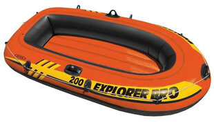 Надувная лодка Explorer Pro 200 Intex (196 x 102 x 33 cм) цена и информация | Лодки и байдарки | hansapost.ee