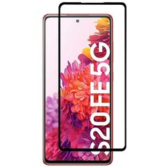 Закаленное стекло Fusion Full Glue 5D Full Cover Tempered для Samsung G780 Galaxy S20 FE, черное цена и информация | Защитные пленки для телефонов | hansapost.ee