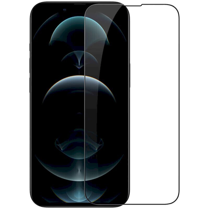 Kaitseklaas Nillkin CP+PRO Ultra Thin Full Coverage Tempered Glass with Frame 0,2 mm 9H, sobib iPhone 13 Pro / iPhone 13 цена и информация | Ekraani kaitseklaasid ja kaitsekiled | hansapost.ee