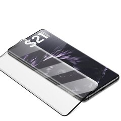 Защитное стекло Fusion 5D glass для экрана Samsung G998 Galaxy S21 Ultra 5G, черное цена и информация | Защитные пленки для телефонов | hansapost.ee