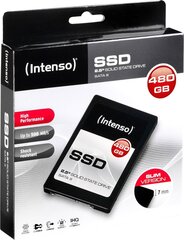 Intenso 480GB SATA3 (3813450) цена и информация | Внутренние жёсткие диски (HDD, SSD, Hybrid) | hansapost.ee