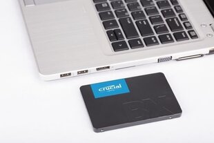 SSD|CRUCIAL|BX500|240GB|SATA 3.0|Write speed 500 MBytes/sec|Read speed 540 MBytes/sec|2,5"|TBW 80 TB|MTBF 1500000 hours|CT240BX500SSD1 цена и информация | Внутренние жёсткие диски (HDD, SSD, Hybrid) | hansapost.ee