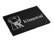 SSD|KINGSTON|KC600|512GB|SATA 3.0|TLC|Kirjutuskiirus 520 MBait/s|Lugemiskiirus 550 MBait/s|2,5"|TBW 300 TB|MTBF 1000000 tundi|SKC600/512G hind ja info | Sisemised kõvakettad | hansapost.ee