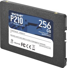 Patriot P210S256G25 цена и информация | Внутренние жёсткие диски (HDD, SSD, Hybrid) | hansapost.ee