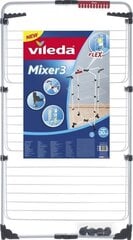 Pesukuivatusrest VILEDA „Mixer 3“ hind ja info | Pesukorvid, pesukuivatusrestid ja pesulõksud | hansapost.ee