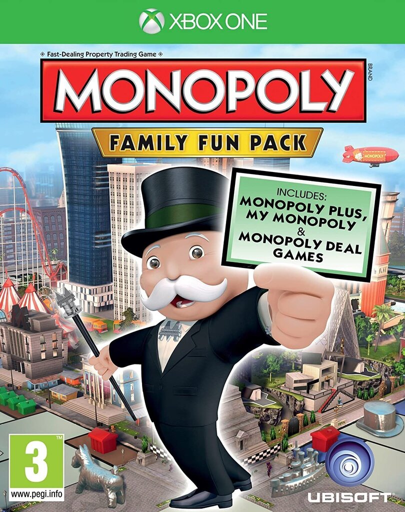 Xbox One mäng Monopoly Family Fun Pack цена и информация | Konsooli- ja arvutimängud | hansapost.ee