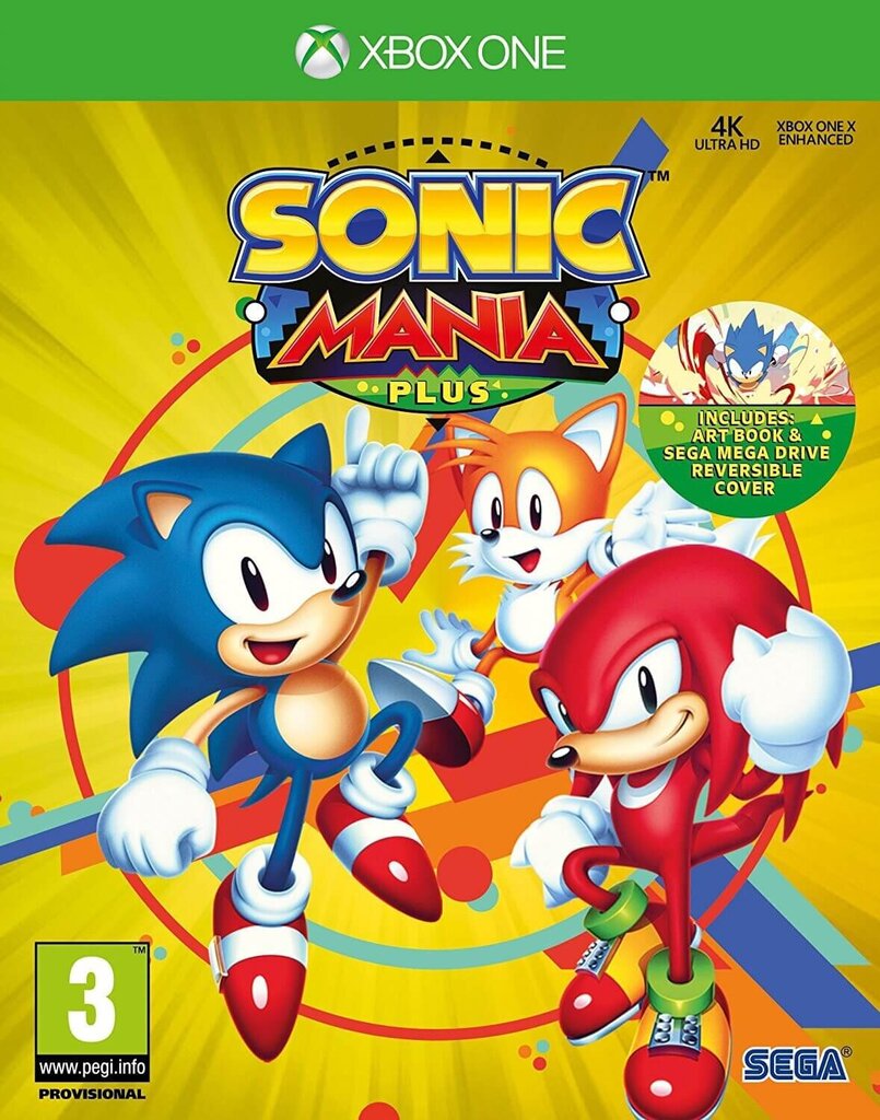 XONE Sonic Mania Plus цена и информация | Konsooli- ja arvutimängud | hansapost.ee