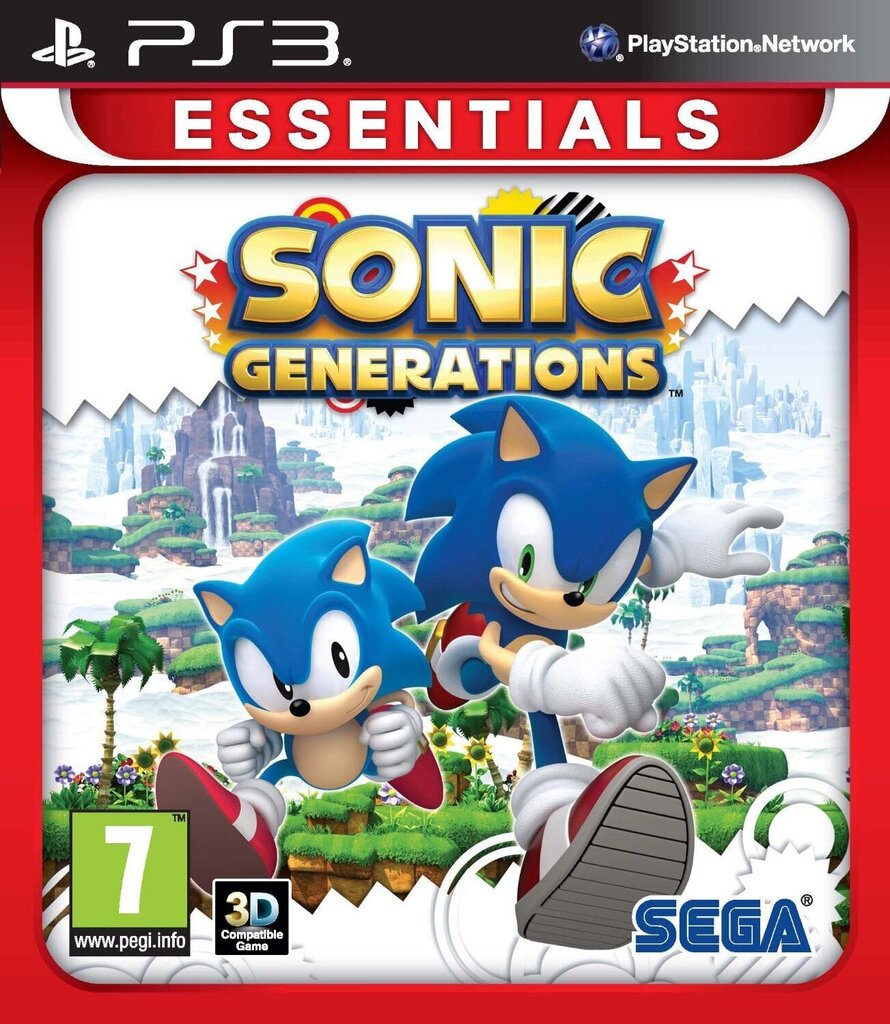 Sonic Generations Essentials цена и информация | Konsooli- ja arvutimängud | hansapost.ee