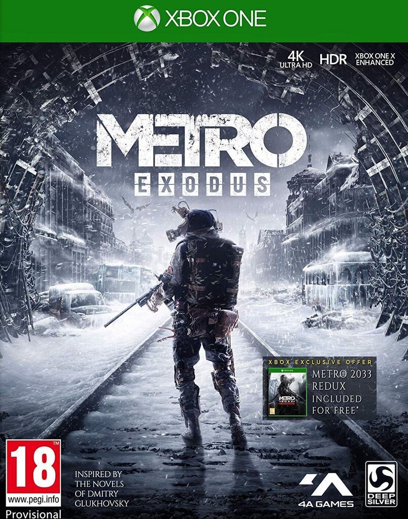 Metro Exodus XBOX цена и информация | Konsooli- ja arvutimängud | hansapost.ee