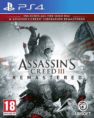 Assassin's Creed III Remastered PS4 цена и информация | Компьютерные игры | hansapost.ee