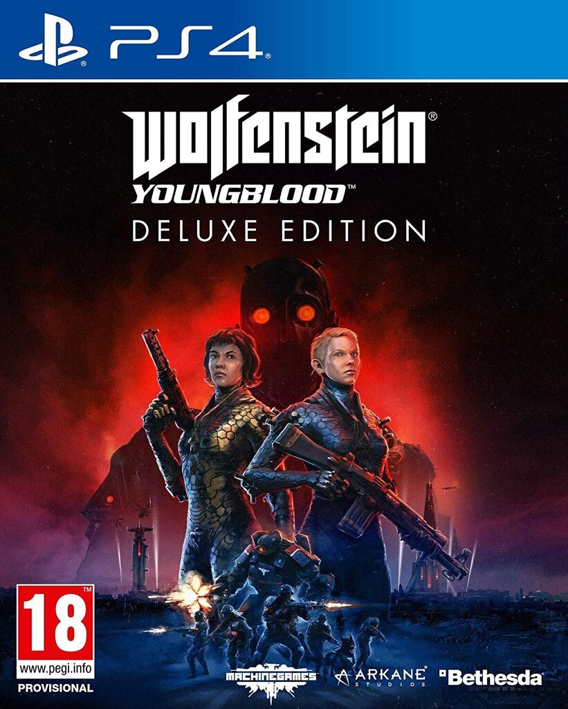 Wolfenstein Youngblood Deluxe Edition PS4 цена и информация | Konsooli- ja arvutimängud | hansapost.ee