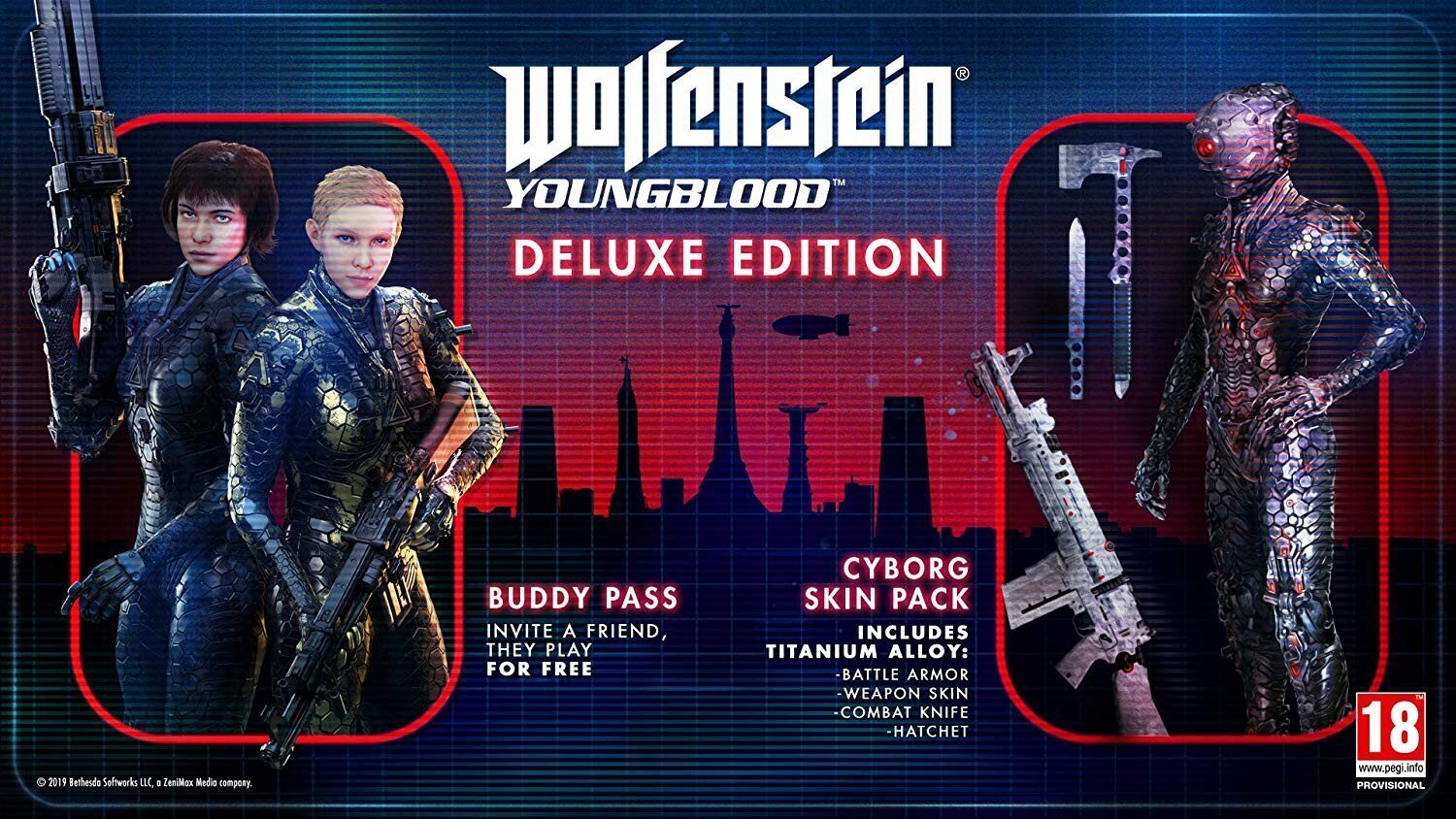 Wolfenstein Youngblood Deluxe Edition NSW цена и информация | Konsooli- ja arvutimängud | hansapost.ee