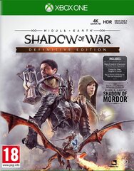 Xbox One Middle-Earth: Shadow of War Definitive Edition цена и информация | Компьютерные игры | hansapost.ee