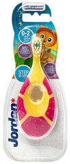 Мягкая зубная щетка-прорезыватель для младенцев Jordan-Step 0 - 2 года цена и информация | Зубные щетки, пасты | hansapost.ee