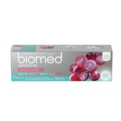 Hambapasta Biomed Sensitive Fluoride Free 100 g hind ja info | Hambaharjad, hampapastad ja suuloputusvedelikud | hansapost.ee