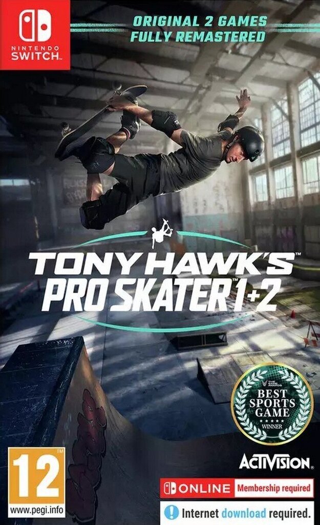 Switch Tony Hawk's Pro Skater 1+2 hind ja info | Konsooli- ja arvutimängud | hansapost.ee