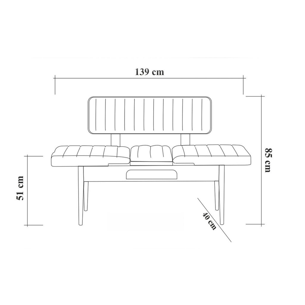 Söögitoa komplekt Kalune Design 869(I), valge/helehall цена и информация | Söögilauakomplektid | hansapost.ee