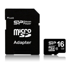 Карта памяти Silicon Power 16 GB, MicroSDHC цена и информация | Карты памяти для телефонов | hansapost.ee