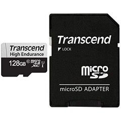 Карта памяти MICRO SDXC 128GB W/ADAP/C10 TS128GUSD350V TRANSCEND цена и информация | Карты памяти для телефонов | hansapost.ee