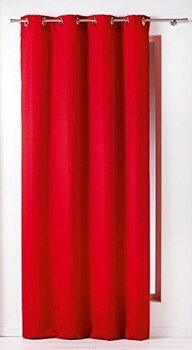Douceur d'Intérieur kardin Panama, punane, 140 x 240 cm hind ja info | Kardinad | hansapost.ee