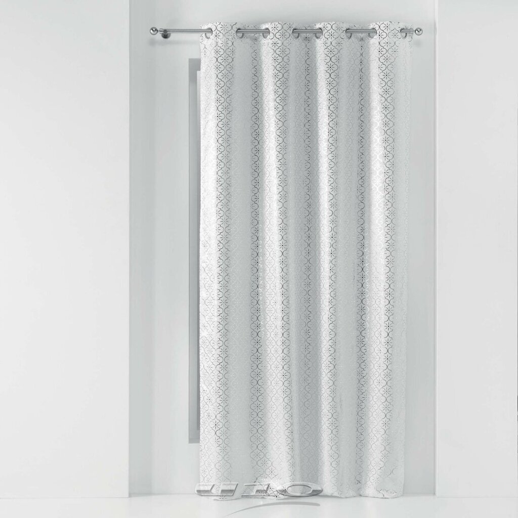 Douceur d'Intérieur pimendav kardin Genesis, valge-hõbe, 135 x 240 cm hind ja info | Kardinad | hansapost.ee
