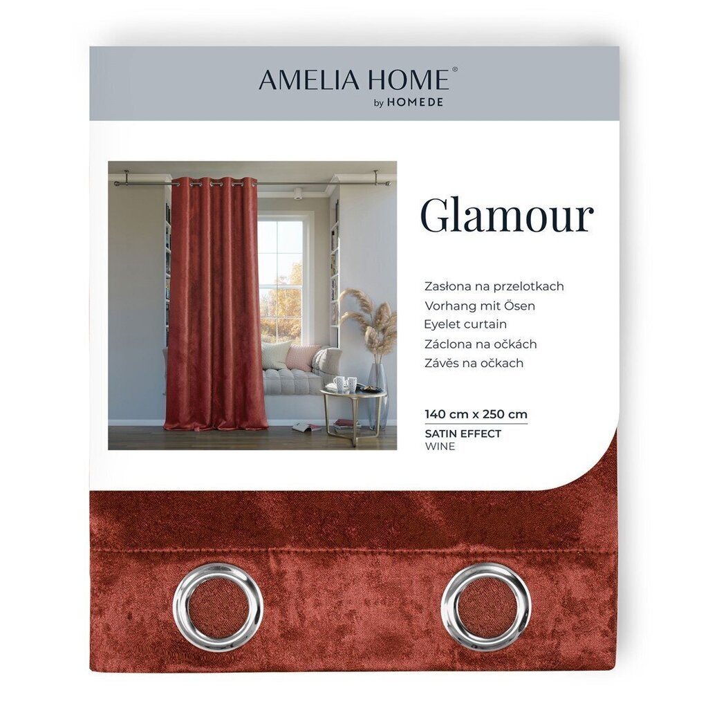 AmeliaHome pimendav kardin Glamour цена и информация | Kardinad | hansapost.ee
