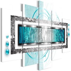 Maal - Turquoise blizzard (5 Parts) Wide hind ja info | Seinapildid | hansapost.ee