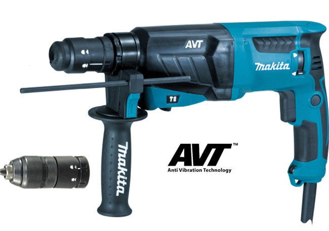 Perforaator Makita SDS-plus HR2631FT, 800 W hind ja info | Lööktrellid | hansapost.ee