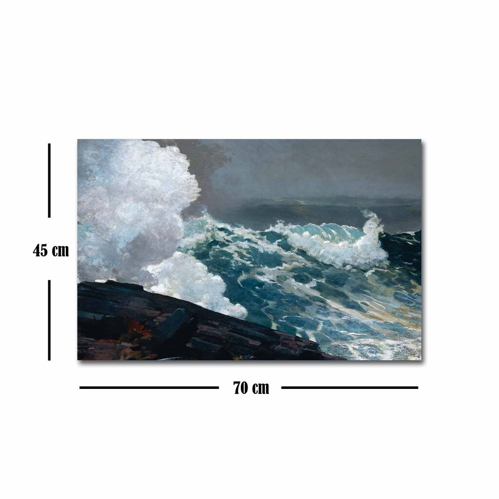 Reproduktsioon Northeaster (Winslow Homer) цена и информация | Seinapildid | hansapost.ee