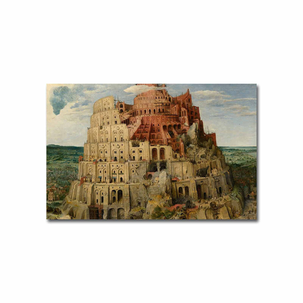 Reproduktsioon La Torre di Babele (Pieter Bruegel) цена и информация | Seinapildid | hansapost.ee