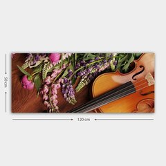 Reproduktsioon Lilled ja viiul hind ja info | Seinapildid | hansapost.ee