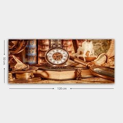 Картина Часы, 70х100 см цена и информация | Настенные деревянные декорации | hansapost.ee