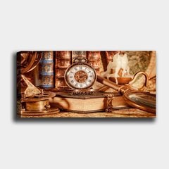 Картина Часы, 70х100 см цена и информация | Настенные деревянные декорации | hansapost.ee