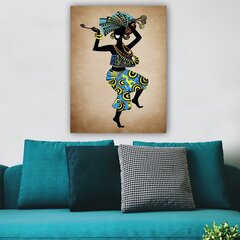 Репродукция на холсте Африканский танец цена и информация | Настенные деревянные декорации | hansapost.ee