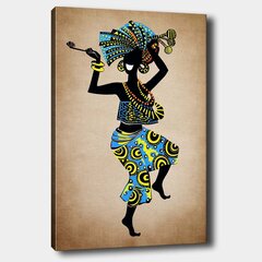 Репродукция на холсте Африканский танец цена и информация | Настенные деревянные декорации | hansapost.ee