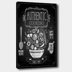 Reproduktsioon Authentic cooking hind ja info | Seinapildid | hansapost.ee