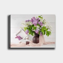 Репродукция Цветы в вазе цена и информация | Настенные деревянные декорации | hansapost.ee