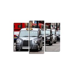 Kolmeosaline reproduktsioon Taxi цена и информация | Репродукции, картины | hansapost.ee