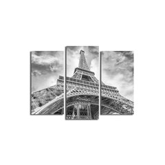 Kolmeosaline reproduktsioon Eiffeli torn hind ja info | Seinapildid | hansapost.ee